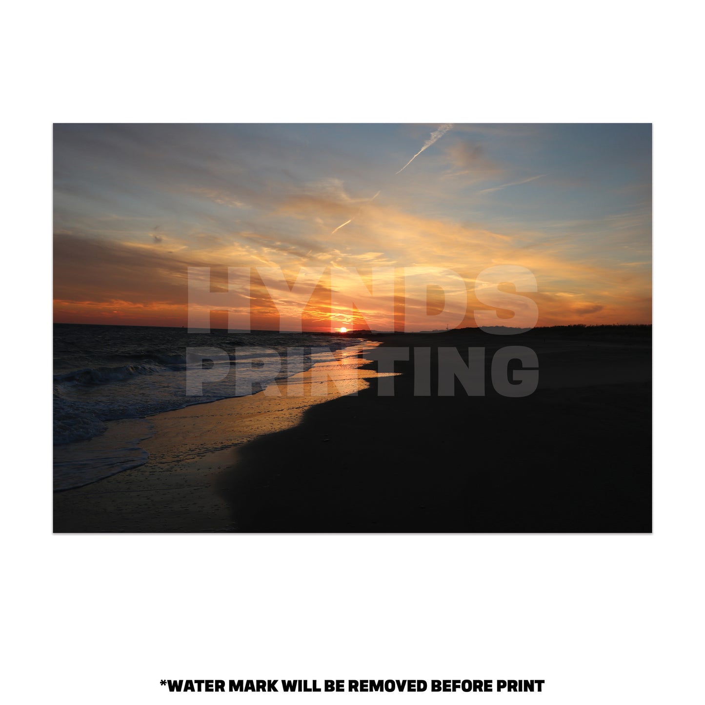 Watch Hill Road Island Beach Sunset Napa Tree Point - Office Wall Art