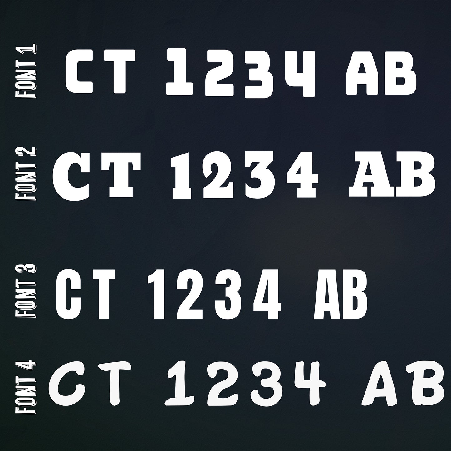 Boating Registration Numbers