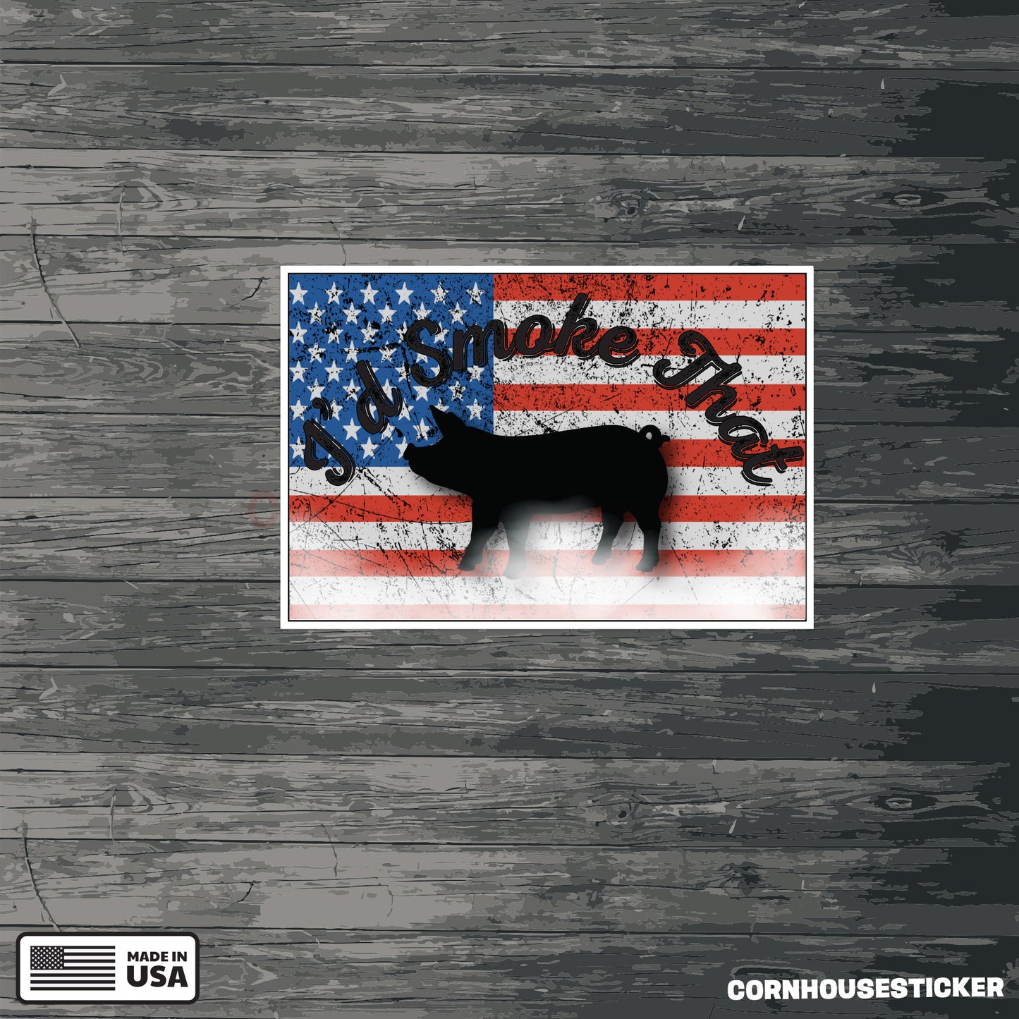 I'd smoke that Pig Vinyl sticker